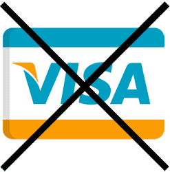 Carte visa non acceptée