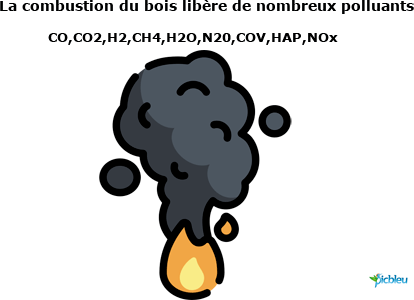 La combustion du bois est toxique