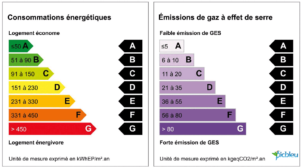 étiquette diagnostic performances