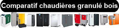 Comparatif de chaudière à granulés de bois