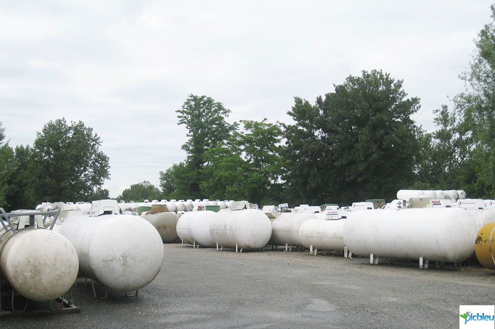 Parc de citernes de gaz propane atelier Picbleu